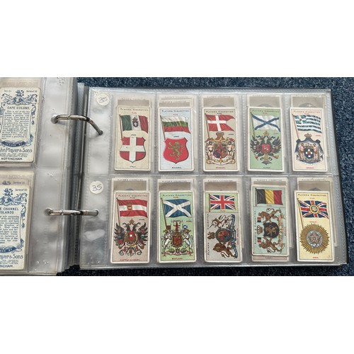 196 - Collection of cigarette cards, in 4 albums (all in plastic sleeves) and in old penny albums and simi... 