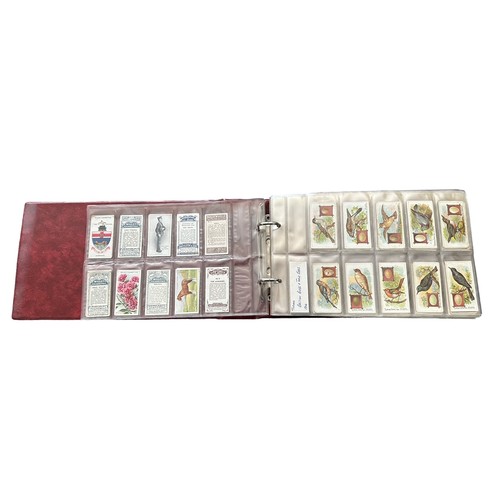 192 - Collection of cigarette cards, mainly complete sets, in 5 albums and a shoe box, in variable conditi... 