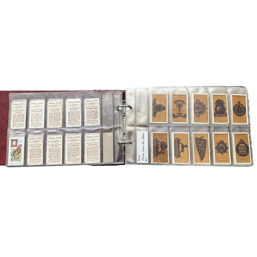 192 - Collection of cigarette cards, mainly complete sets, in 5 albums and a shoe box, in variable conditi... 