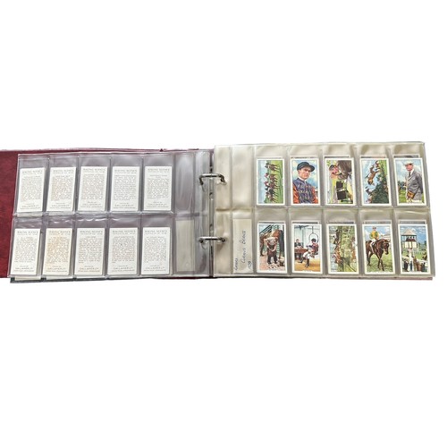 192 - Collection of cigarette cards, mainly complete sets, in 5 albums and a shoe box, in variable conditi... 