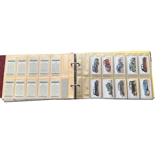 192 - Collection of cigarette cards, mainly complete sets, in 5 albums and a shoe box, in variable conditi... 