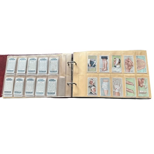 192 - Collection of cigarette cards, mainly complete sets, in 5 albums and a shoe box, in variable conditi... 