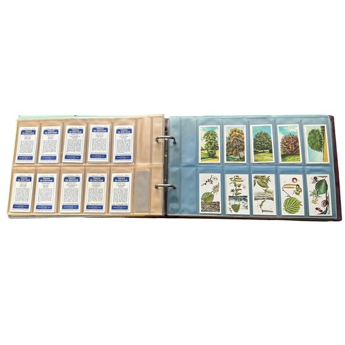 192 - Collection of cigarette cards, mainly complete sets, in 5 albums and a shoe box, in variable conditi... 