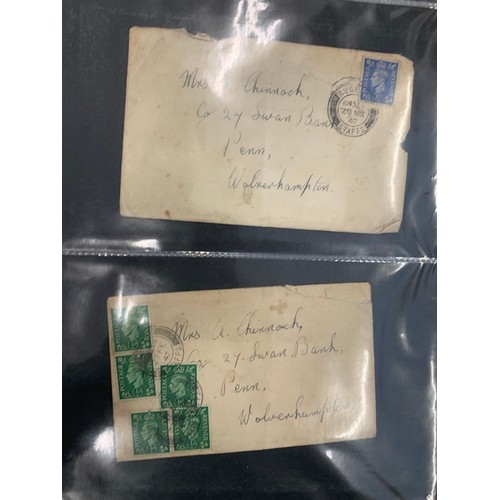 134A - Great Britain – 1935-2001 cover collection in several albums, mixture of handwritten & typed address... 