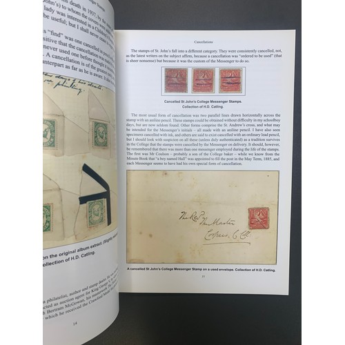 79 - The Story of the Cambridge College Messenger Stamps: 1882-5 by Harry D. Catling M.A. Their adoption,... 