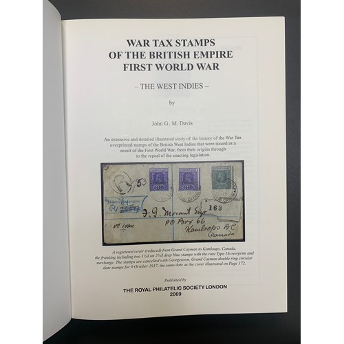 73A - War Tax Stamps of the British Empire First World War – The West Indies – by John G.M. Davis. Very go... 