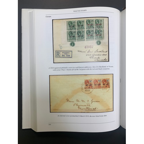 73A - War Tax Stamps of the British Empire First World War – The West Indies – by John G.M. Davis. Very go... 