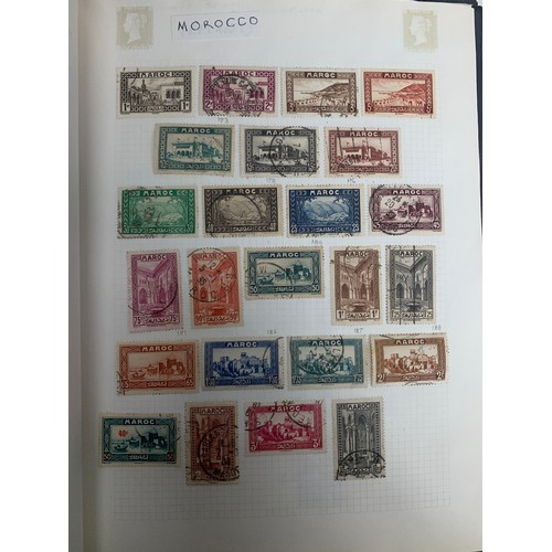 40A - French Colonies – Collection of various cols in Stanley Gibbons album, some earlier values and overp... 