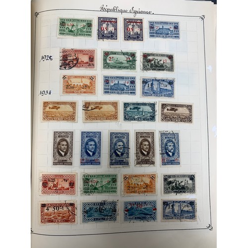 40A - French Colonies – Collection of various cols in Stanley Gibbons album, some earlier values and overp... 