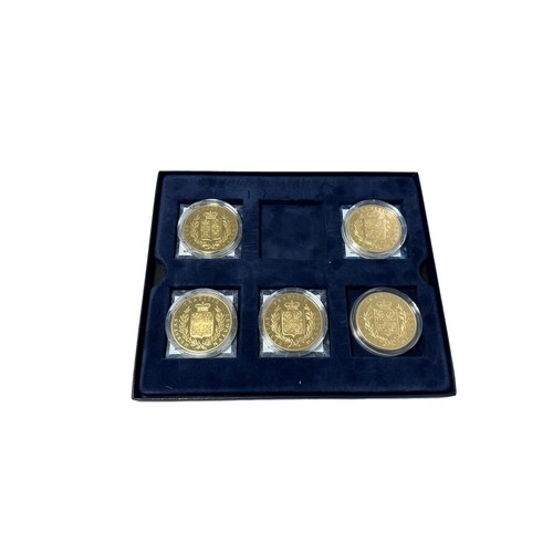 207 - Celebrating Great Britain set of 11 50mm gold-plated 