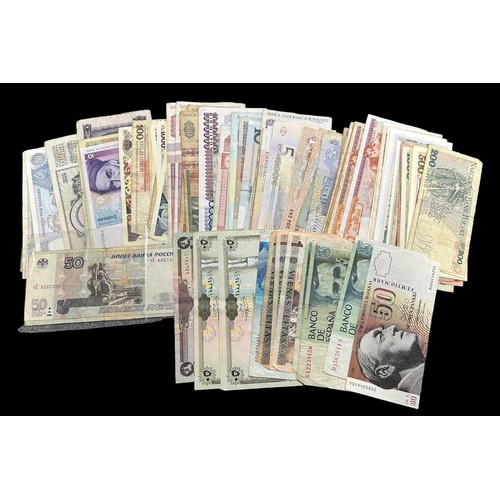 409 - Banknotes - Worldwide collection in mixed condition (204), with examples from Canada, Dominican Repu... 