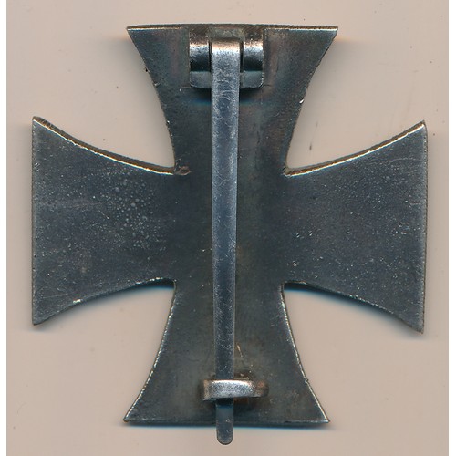 36 - Germany - Prussia, Iron Cross 1914, First Class breast Badge, domed construction, silver and iron ce... 