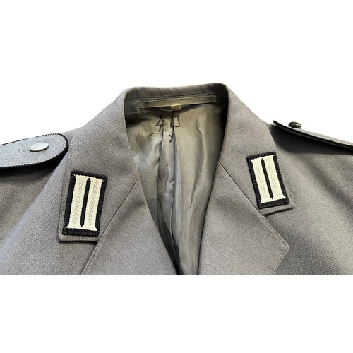 164 - German Bundeswehr Grey Police Blazer, four buttons to front, four pockets.