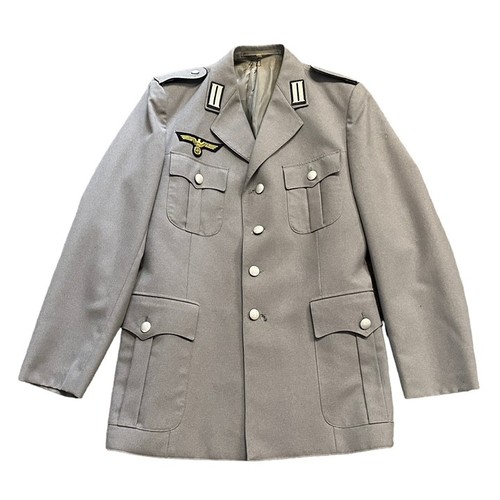 164 - German Bundeswehr Grey Police Blazer, four buttons to front, four pockets.