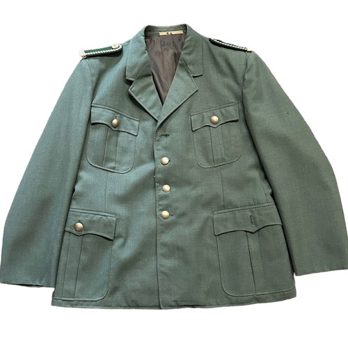 165 - German Volkspolizei Green Police Blazer, four buttons to front, four pockets.