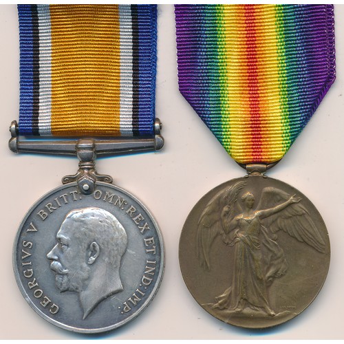 12 - First World War – Arthur. J. Sharp – First World War British War Medal & Victory medal pair awarded ... 