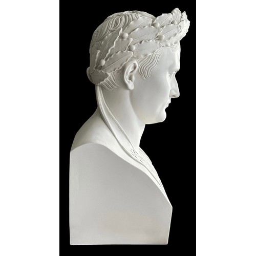 118 - A life size bust of Napoleon as Caesar, after the antique by Canova, 1804, by Sculptured Arts Studio... 