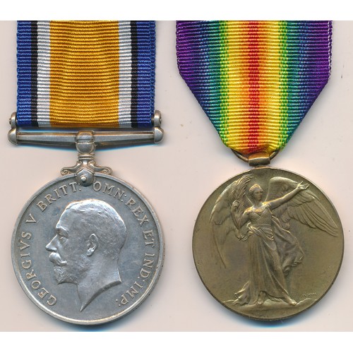 21 - First World War – Alfred Anderson - First World War British War Medal & Victory Medal pair awarded t... 