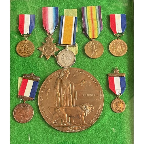 2 - First World War – T. Wilkes – 1914-15 Star Trio to 37494 PTE. T. WILKES D. D. L. I. Plus, accompanyi... 