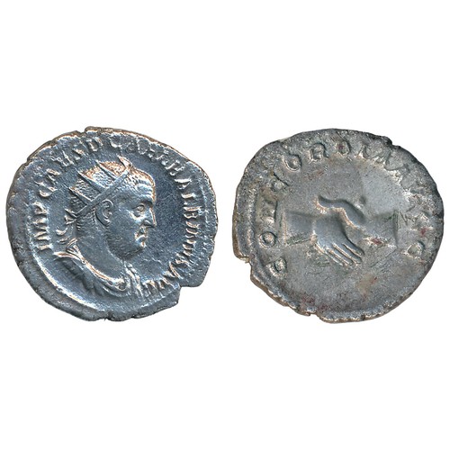 382 - Balbinus (AD 238), AR Antoninianus, Rome, April - June AD 238. Obverse. IMP CAES D CAEL BALBINVS AVG... 