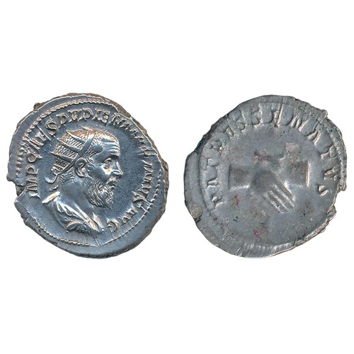 384 - Pupienus (AD 238), AR Antoninianus. Obverse: IMP CAES PVPIEN MAXIMVS AVG, radiate, draped and cuiras... 