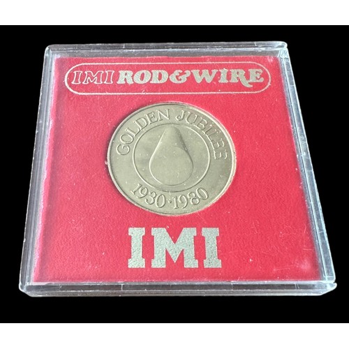 216 - Elizabeth II 1953 Bronze Coronation Medallion, in box. Plus, IMI Rod & Wire IMI Golden Jubilee 1930-... 