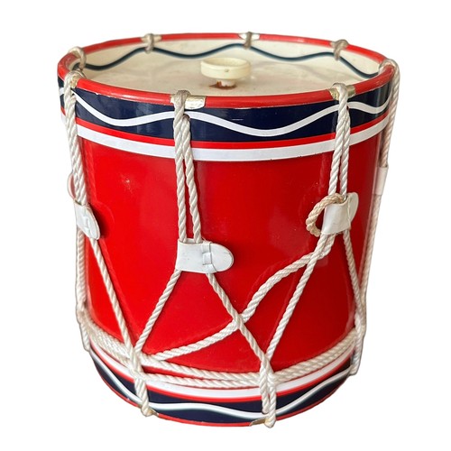 146 - Royal Marines Ice Bucket / Biscuit Barrel, shaped like a drum.