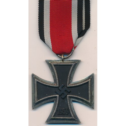 39 - Germany – Third Reich Iron Cross (Second Class), dated 1939, with ribbon.