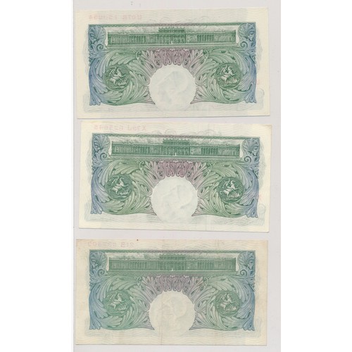 397 - English bank notes (15), fine to extremely fine with £5 Hollom B51, Lowther HB04, £1 Peppiatt B21B, ... 