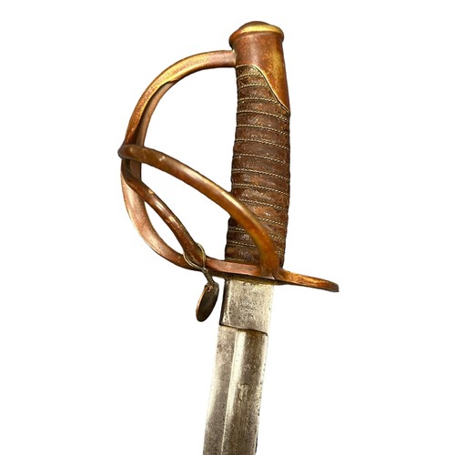 83 - United States of America, Civil War Cavalry Sabre by Christopher Roby, Chelmsford Massachusetts. C. ... 