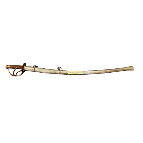 83 - United States of America, Civil War Cavalry Sabre by Christopher Roby, Chelmsford Massachusetts. C. ... 