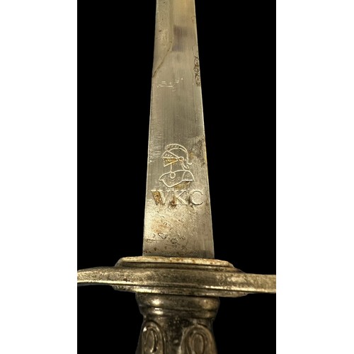 86 - Germany, most likely reproduction Honorary sword for leaders of the SS, Officer’s Sword, blade etche... 