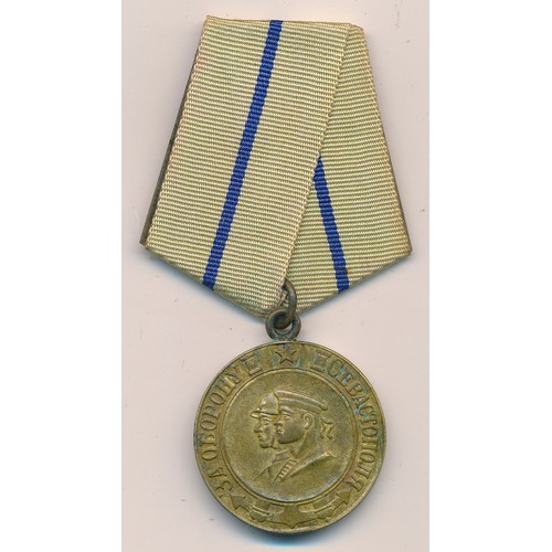 42 - Russia – Soviet For The Defence of Sevastopol Medal, with ribbon.