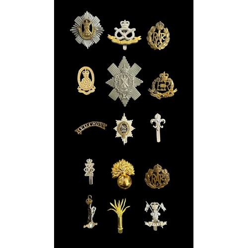 177 - Small range of various Cap Badges to include; RAF (x2), Royal Military Police, The Royal Scots, Sout... 