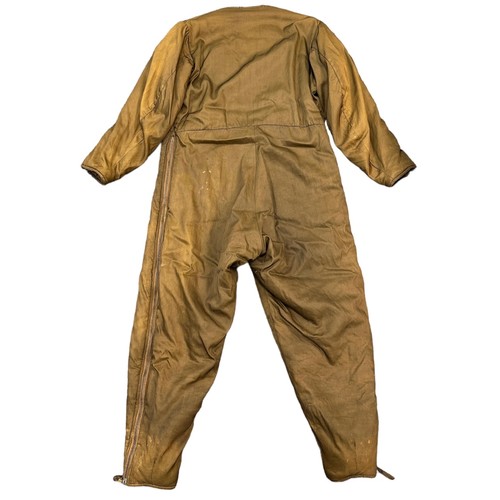 136 - Flying Suit one piece uniform, size 4, C.W.S.O to interior. Full length central zip with left hand p... 