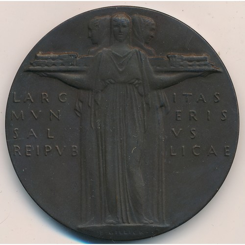 219 - London, Midland & Scottish Railway General Strike Medal 1926, by E. Gillick, 51mm, bronze, the obver... 