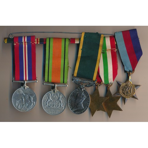 32A - Second World War – Douglas Ormiston – Second World War Medal group awarded to Douglas Ormiston to in... 