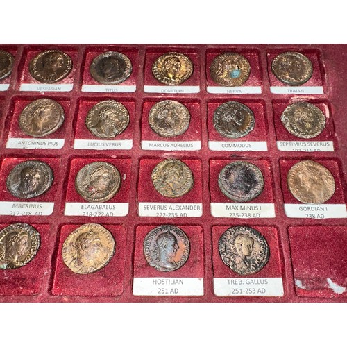 395 - Collection of Roman bronze/copper asses (33), in variable condition (many have been cleaned), with e... 