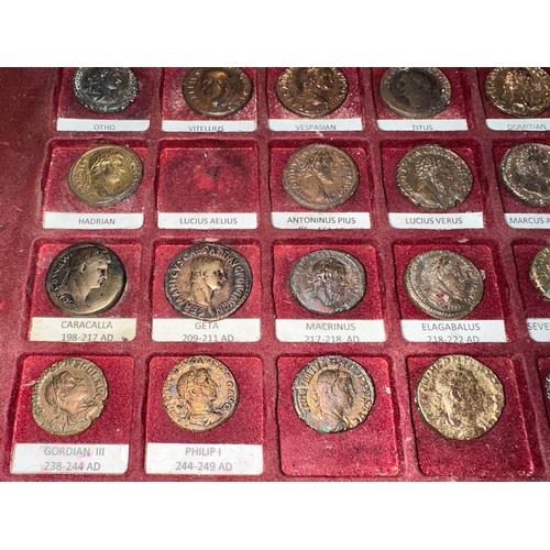 395 - Collection of Roman bronze/copper asses (33), in variable condition (many have been cleaned), with e... 