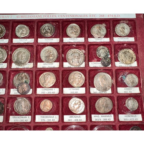 396 - Collection of Roman aurelianiani, folles, centenionales etc (40), in variable condition (most have b... 