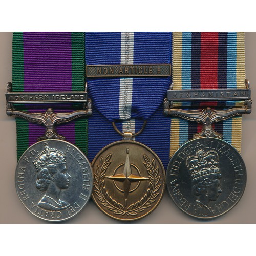 33A - Queen Elizabeth II - David J Harber – QEII Medal group awarded to 25145685 PTE D J HARBER RGBW to in... 