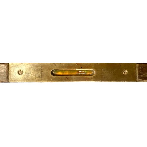 134A - William Marples & Son LTD wooden spirit level, stamped to top ‘William Marples & Son Ltd Sheffield E... 