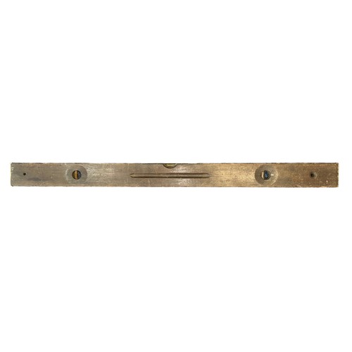 134A - William Marples & Son LTD wooden spirit level, stamped to top ‘William Marples & Son Ltd Sheffield E... 