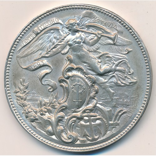 217A - 1893 Batavia Exhibition silver medal, commemorating Agriculture and Industry Exhibition Batavia (cap... 