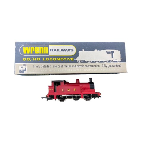 310 - Wrenn. LMS 7420 0-6-0T locomotive No. W2204, excellent in excellent box with packer No. 3 stamped un... 