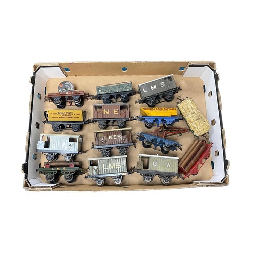 340 - Hornby. O gauge collection of wagons, generally good plus to good, with McAlpine London, Trinidad La... 