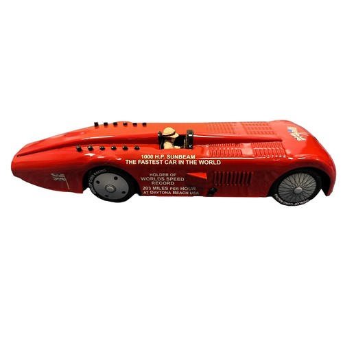 243 - Schylling. Tinplate clockwork with key Sunbeam 1000 Land Speed Record Car, excellent in excellent bo... 