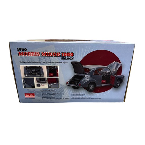 146 - Sunstar. 1/12th scale Morris Minor 1000 Saloon No. 4782, excellent in excellent box with inner packi... 