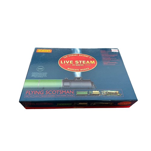 322 - Hornby. Live Steam Flying Scotsman No. R2566, Mint to Near Mint in excellent box (price label applie... 