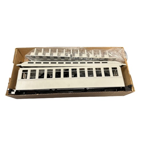 315 - Bachmann G gauge Classic Coach plastic kit No. 98905, excellent in good fair box, unmade and unpaint... 